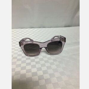 Celine BOLD 3 DOTS CL 4004IN 78Z Square Sunglasses Violet Crystal NWOB $440